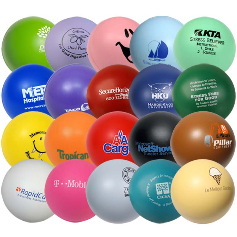 Are custom foam stress balls suitable for children or pets?