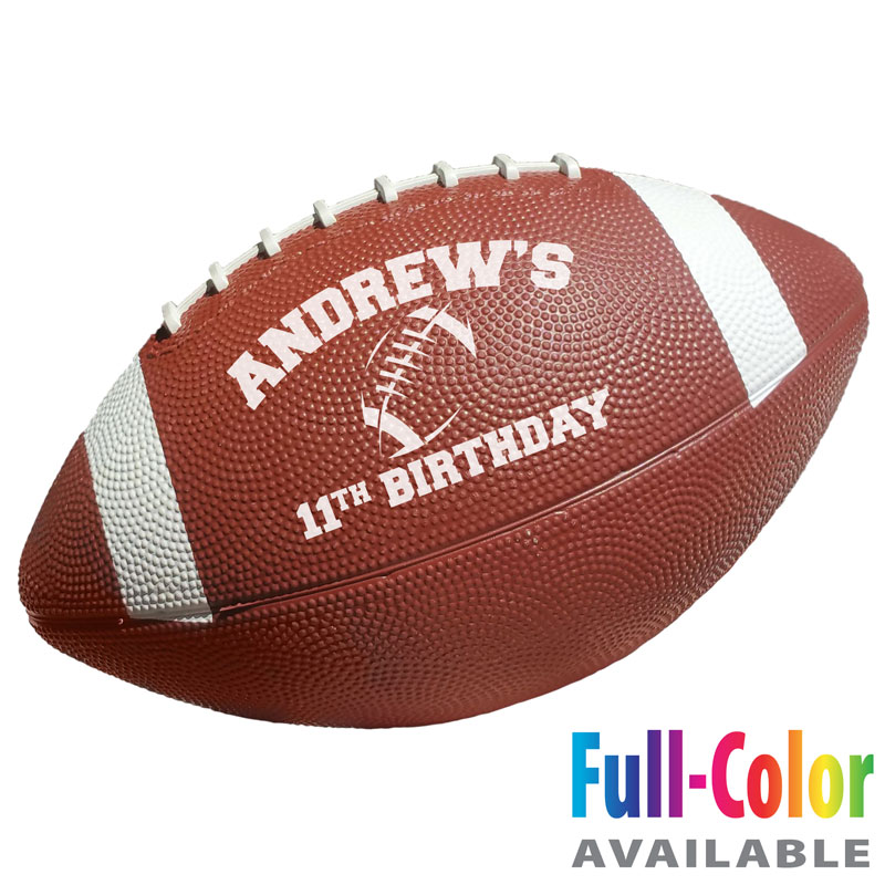 What is the texture of these Rubber Footballs?