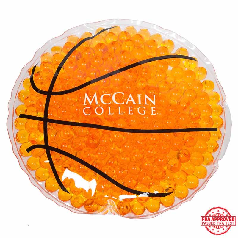 Do custom basketball hot/cold packs with logos include care instructions?